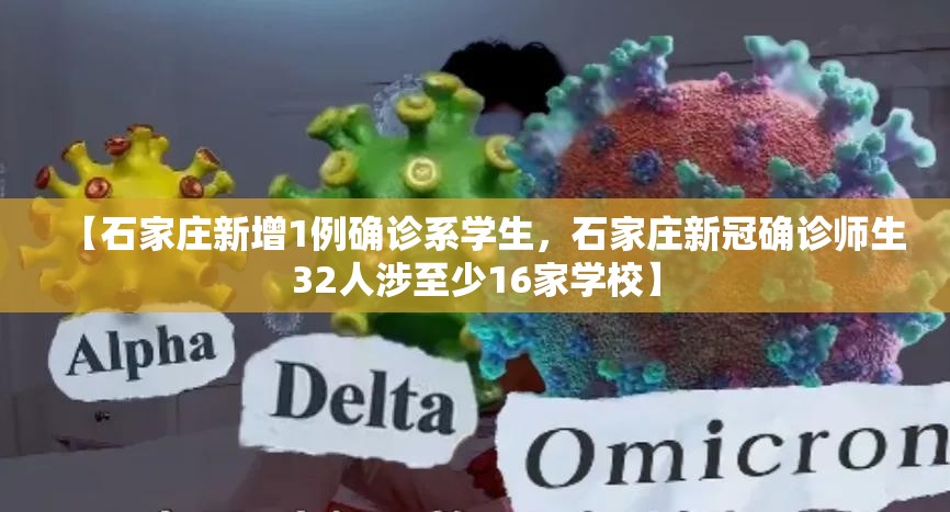 【石家庄新增1例确诊系学生，石家庄新冠确诊师生32人涉至少16家学校】