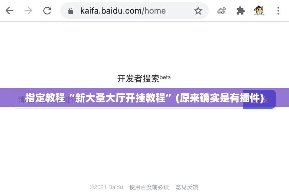 指定教程“新大圣大厅开挂教程”(原来确实是有插件)