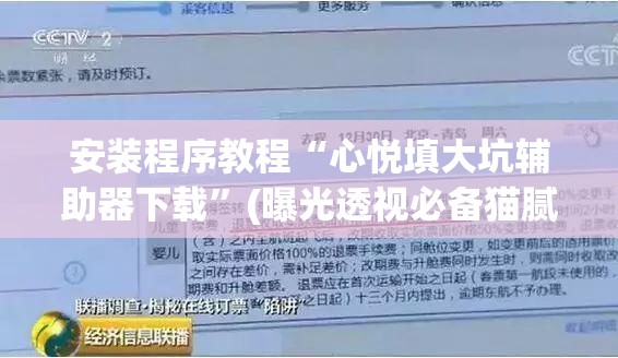 安装程序教程“心悦填大坑辅助器下载”(曝光透视必备猫腻)