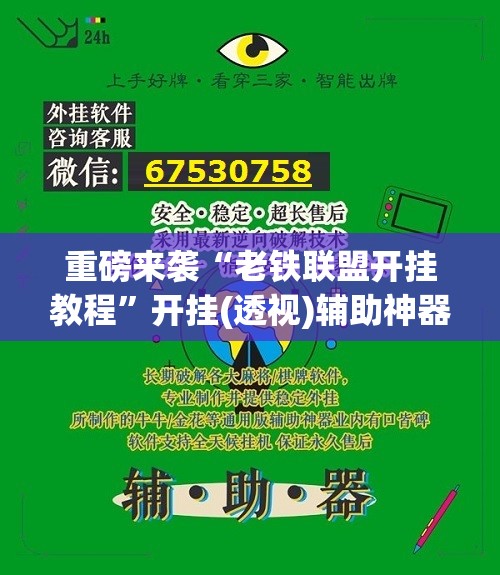 重磅来袭“老铁联盟开挂教程”开挂(透视)辅助神器