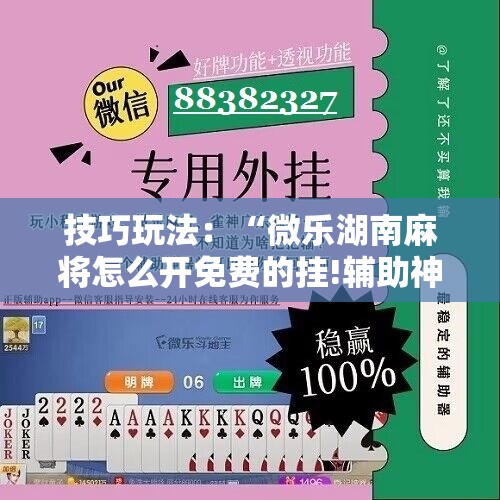 技巧玩法：“微乐湖南麻将怎么开免费的挂!辅助神器插件下载