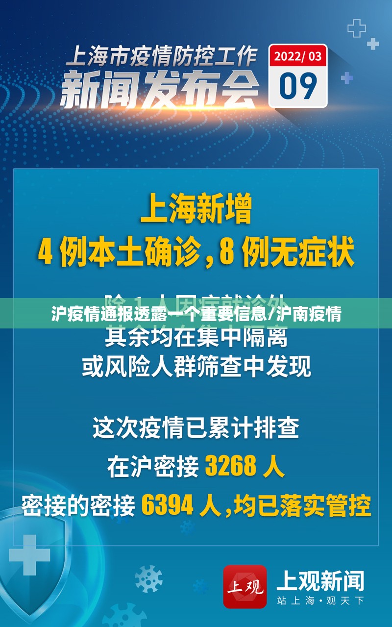 沪疫情通报透露一个重要信息/沪南疫情 沪疫情通报透露一个重要信息/沪南疫情