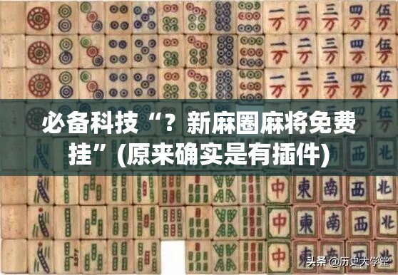 必备科技“？新麻圈麻将免费挂”(原来确实是有插件)