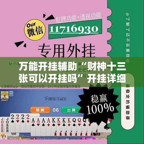 万能开挂辅助“财神十三张可以开挂吗”开挂详细安装教程