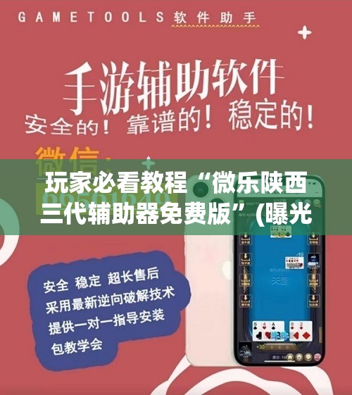 玩家必看教程“微乐陕西三代辅助器免费版”(曝光透视必备猫腻)