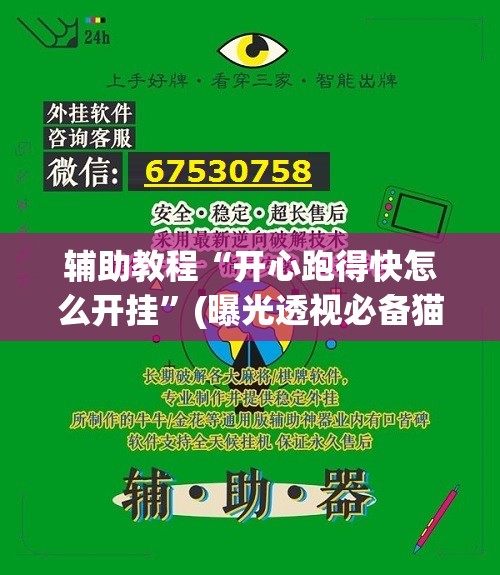 辅助教程“开心跑得快怎么开挂”(曝光透视必备猫腻)