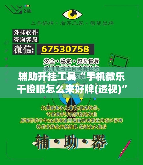 辅助开挂工具“手机微乐干瞪眼怎么来好牌(透视)”详细辅助透视