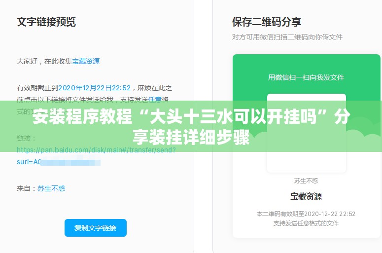 安装程序教程“大头十三水可以开挂吗”分享装挂详细步骤 安装程序教程“大头十三水可以开挂吗”分享装挂详细步骤