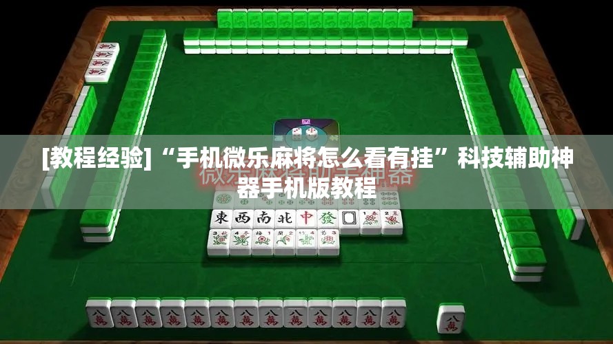 [教程经验]“手机微乐麻将怎么看有挂”科技辅助神器手机版教程