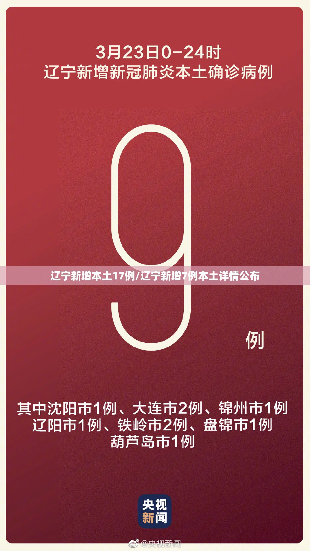 辽宁新增本土17例/辽宁新增7例本土详情公布 辽宁新增本土17例/辽宁新增7例本土详情公布