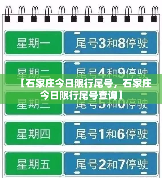 【石家庄今日限行尾号，石家庄今日限行尾号查询】