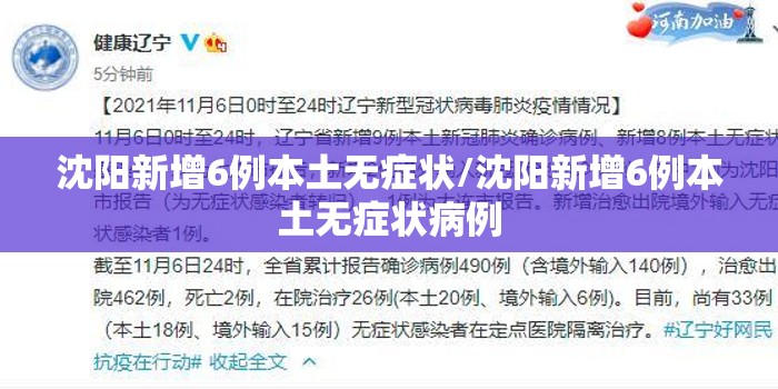 沈阳新增6例本土无症状/沈阳新增6例本土无症状病例 沈阳新增6例本土无症状/沈阳新增6例本土无症状病例