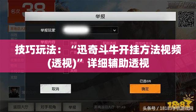 技巧玩法：“迅奇斗牛开挂方法视频(透视)”详细辅助透视