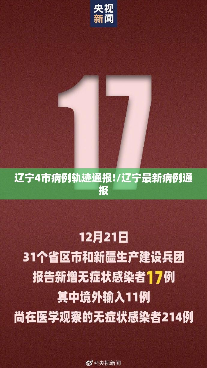 辽宁4市病例轨迹通报!/辽宁最新病例通报