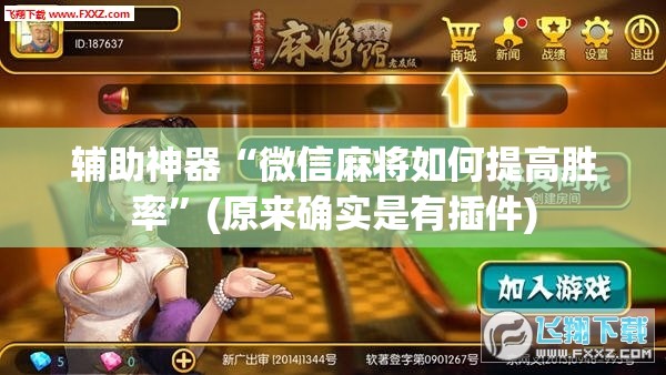 辅助神器“微信麻将如何提高胜率”(原来确实是有插件)