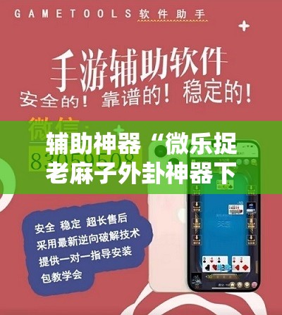 辅助神器“微乐捉老麻子外卦神器下载安装”附开挂脚本详细教程