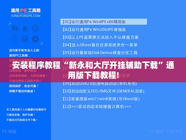 安装程序教程“新永和大厅开挂辅助下载”通用版下载教程!
