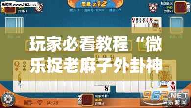 玩家必看教程“微乐捉老麻子外卦神器最新版更新内”开挂(透视)辅助神器