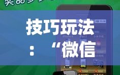 技巧玩法：“微信里打麻将怎么包赢”开挂(透视)辅助神器