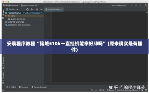 安装程序教程“榕城510k一直挂机能拿好牌吗”(原来确实是有插件)