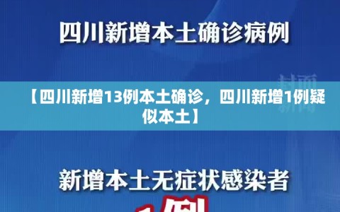 【四川新增13例本土确诊，四川新增1例疑似本土】