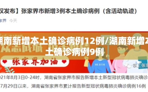 湖南新增本土确诊病例12例/湖南新增本土确诊病例9例