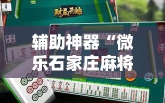 辅助神器“微乐石家庄麻将有挂吗”分享装挂详细步骤