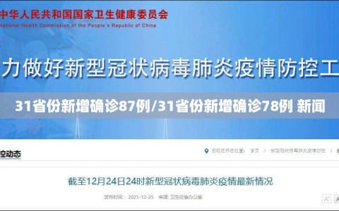 31省份新增确诊87例/31省份新增确诊78例 新闻