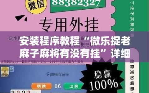 安装程序教程“微乐捉老麻子麻将有没有挂”详细开挂玩法