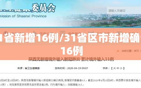 31省新增16例/31省区市新增确诊16例