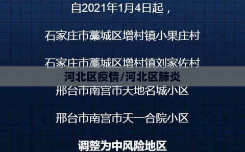河北区疫情/河北区肺炎