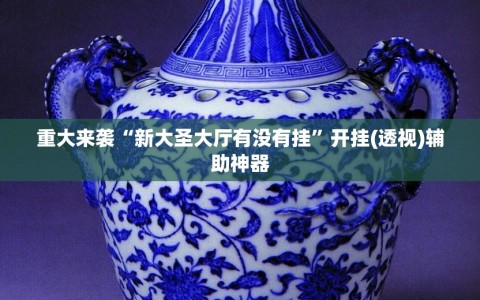 重大来袭“新大圣大厅有没有挂”开挂(透视)辅助神器
