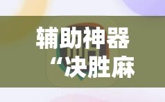 辅助神器“决胜麻将免费挂”科技辅助神器手机版教程