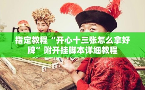 指定教程“开心十三张怎么拿好牌”附开挂脚本详细教程