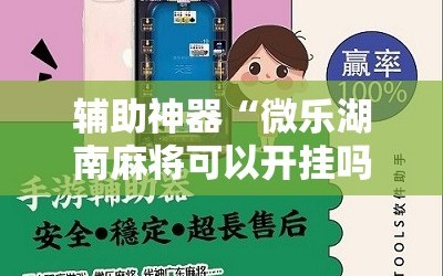 辅助神器“微乐湖南麻将可以开挂吗”掌握辅助功能必胜规则