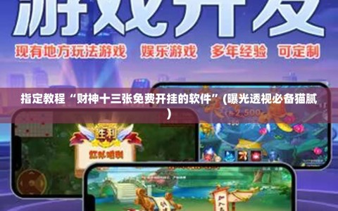 指定教程“财神十三张免费开挂的软件”(曝光透视必备猫腻)