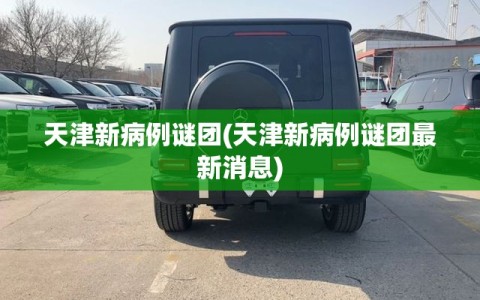 天津新病例谜团(天津新病例谜团最新消息)