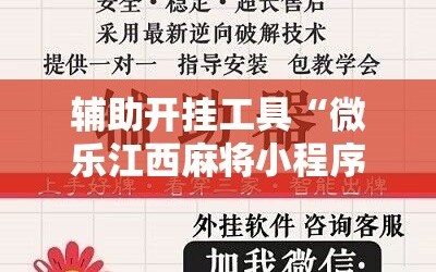 辅助开挂工具“微乐江西麻将小程序必赢神器免费”掌握辅助功能必胜规则