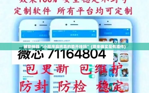 辅助神器“小程序麻将真的能开挂吗”(原来确实是有插件)