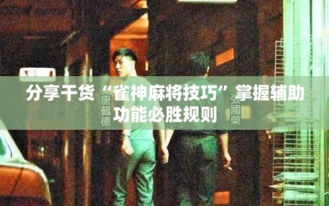 分享干货“雀神麻将技巧”掌握辅助功能必胜规则