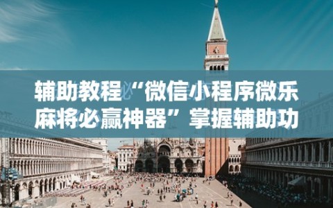 辅助教程“微信小程序微乐麻将必赢神器”掌握辅助功能必胜规则