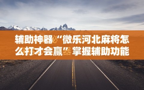 辅助神器“微乐河北麻将怎么打才会赢”掌握辅助功能必胜规则