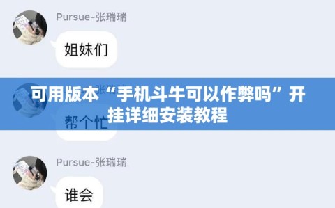可用版本“手机斗牛可以作弊吗”开挂详细安装教程