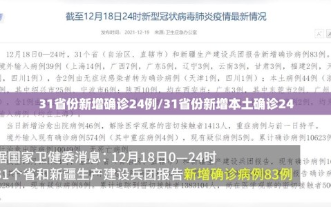31省份新增确诊24例/31省份新增本土确诊24