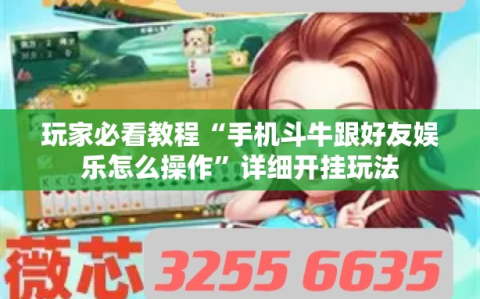 玩家必看教程“手机斗牛跟好友娱乐怎么操作”详细开挂玩法