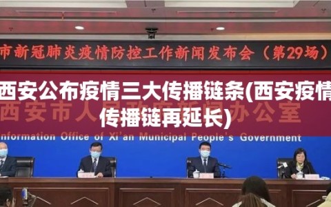 西安公布疫情三大传播链条(西安疫情传播链再延长)