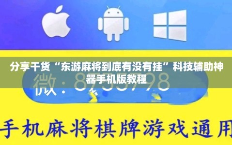 分享干货“东游麻将到底有没有挂”科技辅助神器手机版教程