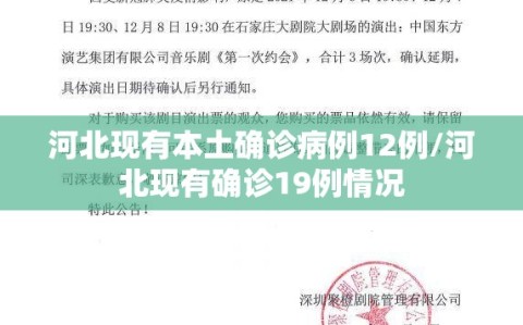 河北现有本土确诊病例12例/河北现有确诊19例情况