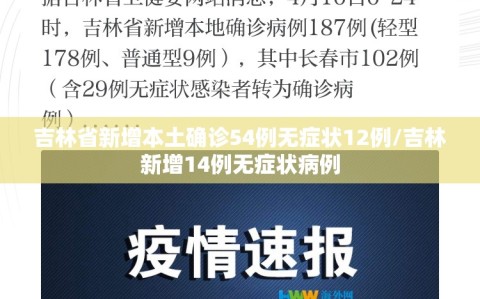 吉林省新增本土确诊54例无症状12例/吉林新增14例无症状病例
