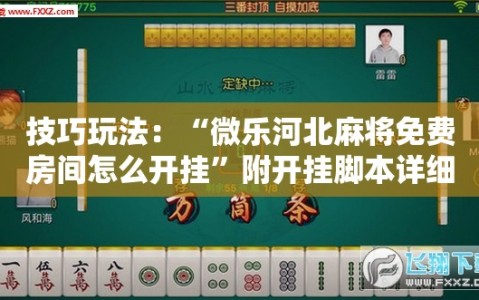 技巧玩法：“微乐河北麻将免费房间怎么开挂”附开挂脚本详细教程